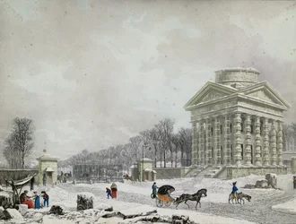 The Barriere des Champs-Elysees, 1808
